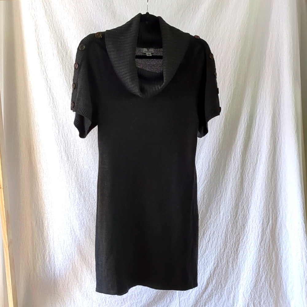 Worthington Charcoal Gray Sweater Dress Size M